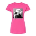 thumbnail image 1 of Marilyn Monroe - Pop Culture Icon - Pugs Are A Girl's Best Friend - Juniors Fitted Graphic T-Shirt, 1 of 5
