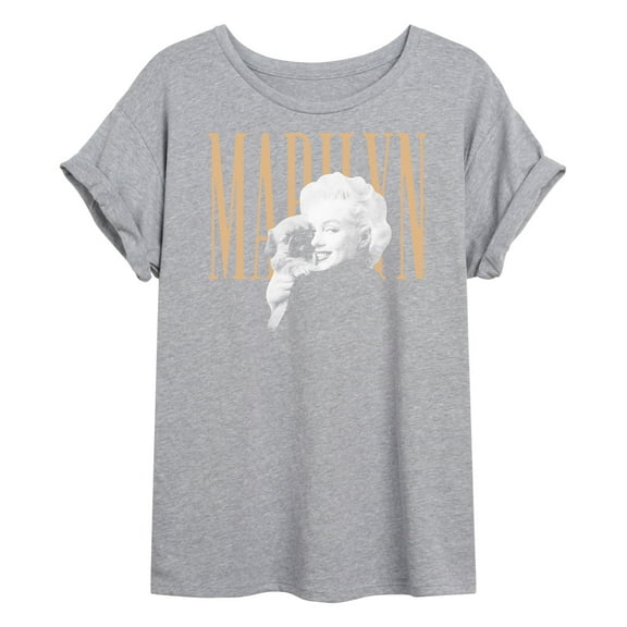Marilyn Monroe - Pop Culture Icon - Pup Love - Juniors Ideal Flowy Muscle T-Shirt
