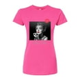 thumbnail image 1 of Marilyn Monroe - Pop Culture Icon - Red Lipstick - Juniors Fitted Graphic T-Shirt, 1 of 5