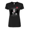 thumbnail image 1 of Marilyn Monroe - Pop Culture Icon - Red Lipstick - Juniors Fitted Graphic T-Shirt, 1 of 5