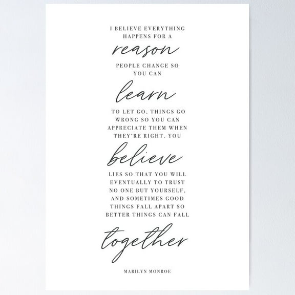 Marilyn Monroe Poster- Unframed Poster | Wall Art | Perfect For Home Decor & Gifts, 8x12