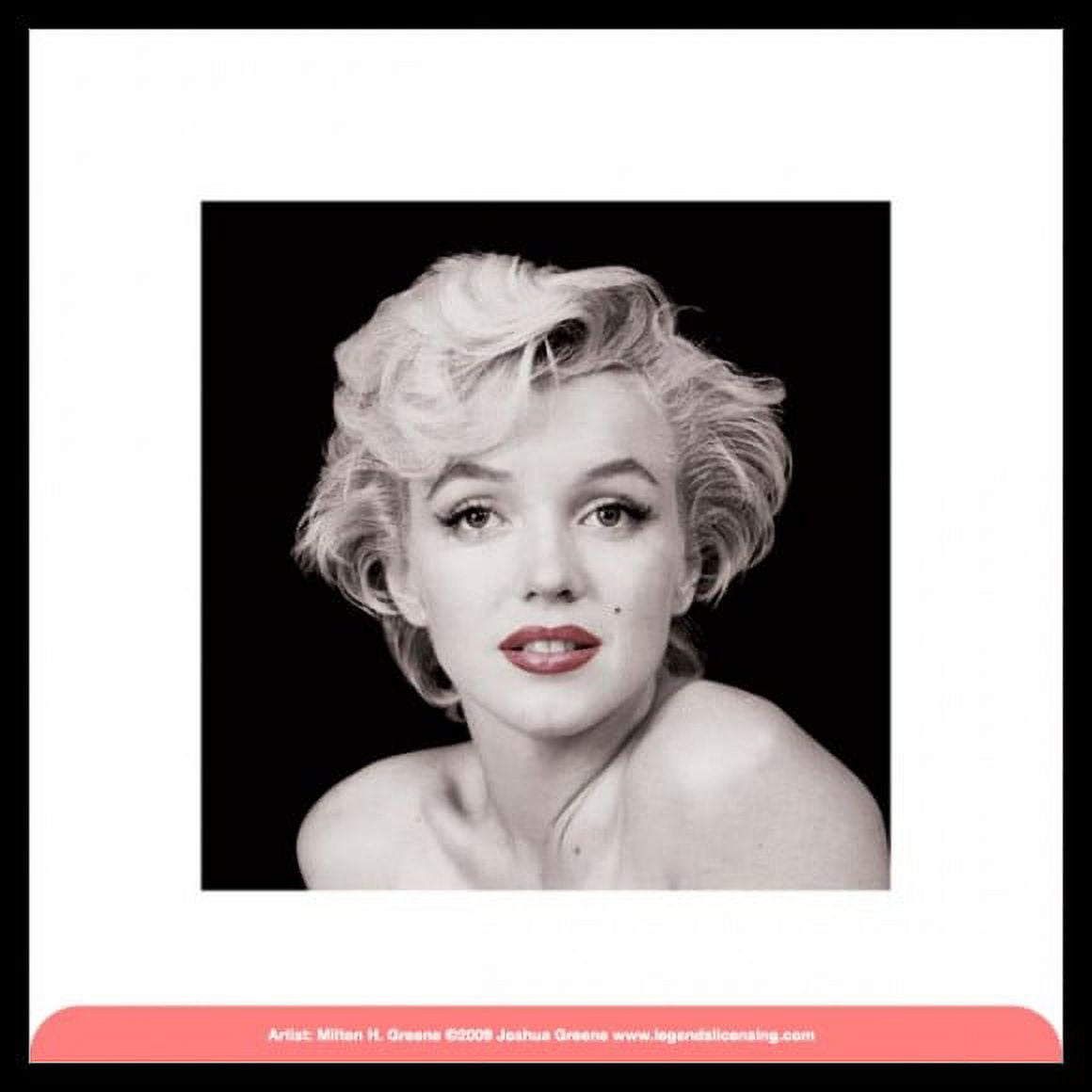 Marilyn Monroe Red Lips Laminated And Framed Poster 16 X 16 3609