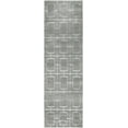 thumbnail image 1 of Marilyn Monroe Runner Geometric Modern Area Rug, Gray/Silver, 2" x 6", 1 of 8
