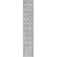thumbnail image 1 of Marilyn Monroe Runner Geometric Modern Area Rug, Gray/White, 2" x 10", 1 of 8