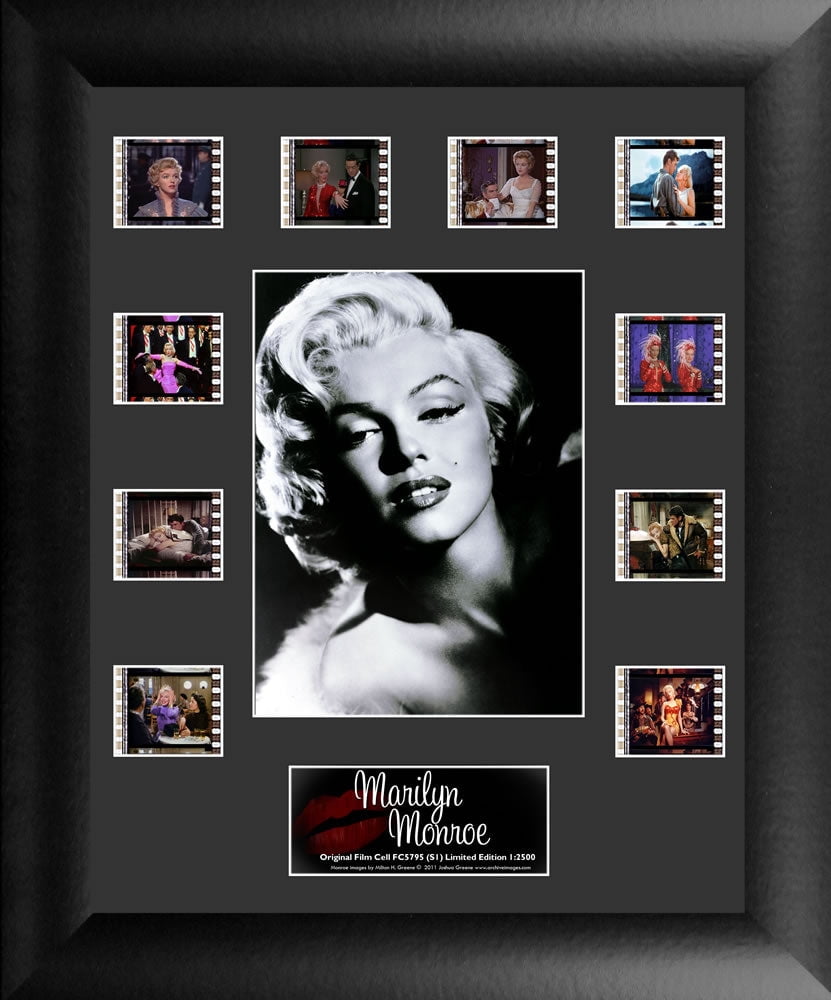 Marilyn Monroe Limited Edition Film Cell Montage in Black Frame