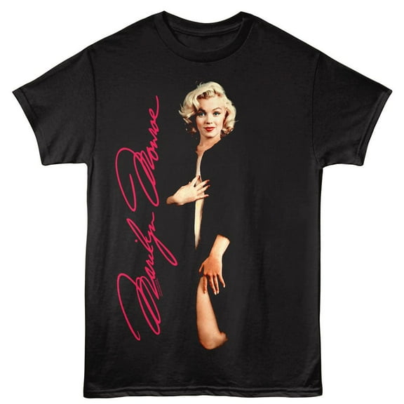 Marilyn Monroe Sensual Black Adult T-Shirt S