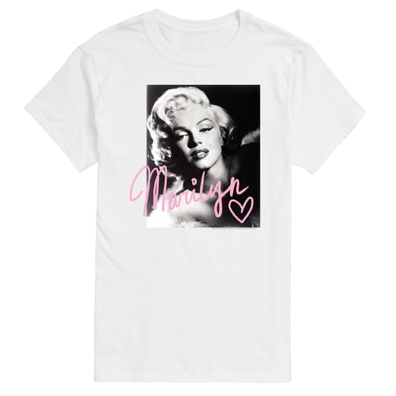 Marilyn Monroe - Signature Photo Short Sleeve Graphic T-Shirt