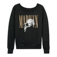 thumbnail image 1 of Marilyn Monroe - Simple Marilyn - Women's Lightweight French Terry Long Sleeve Shirt, 1 of 5