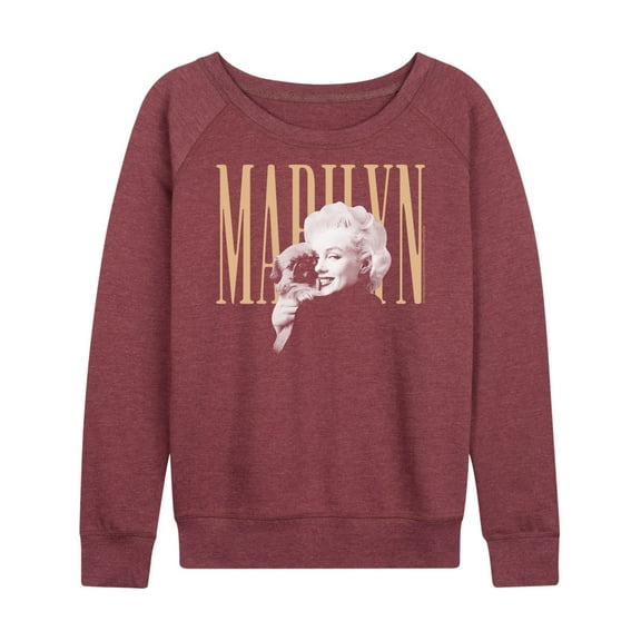 Marilyn Monroe - Simple Marilyn - Women's Lightweight French Terry Long Sleeve Shirt