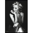 thumbnail image 1 of Marilyn Monroe (Sitting) Laminated & Framed Poster (24 x 36), 1 of 1