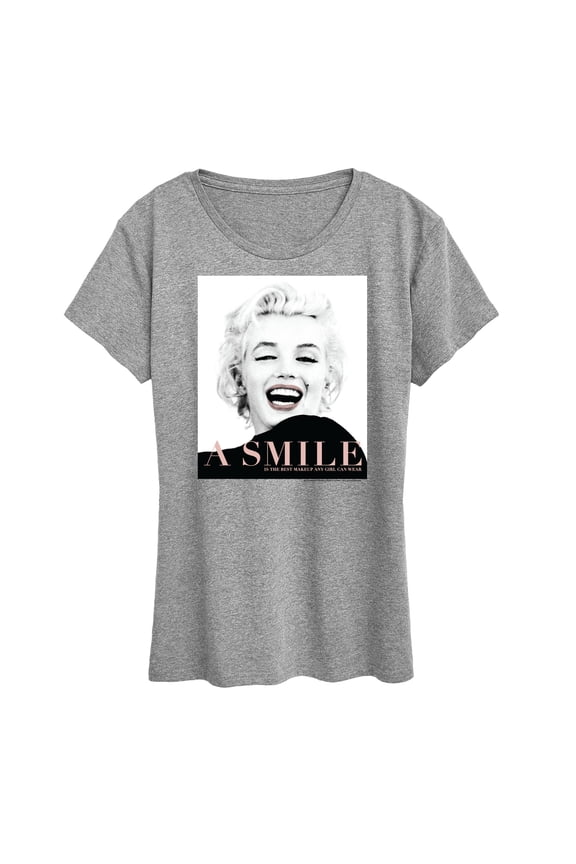 - Smile is the Best Makeup - Women's Short Sleeve Graphic T-Shirt