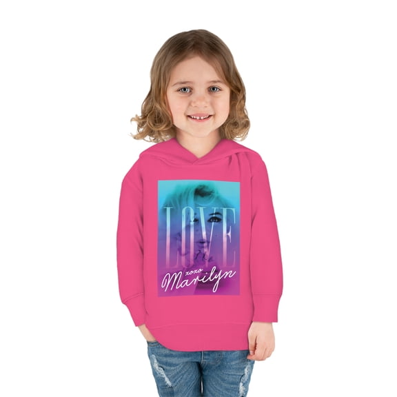 Marilyn Monroe Toddler Retro Love Unisex Pullover Fleece Hoodie