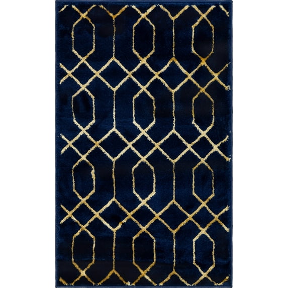 Marilyn Monroe™ Trellis Glam Modern Geometric Area Rug or Runner