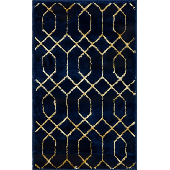 Marilyn Monroe™ Trellis Glam Modern Geometric Area Rug or Runner
