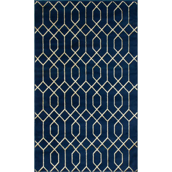 Marilyn Monroe™ Trellis Glam Modern Geometric Area Rug or Runner