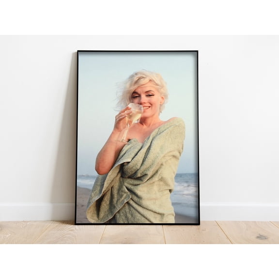 Marilyn Monroe Vintage Photo Poster, Iconic Reproduction Print