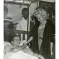 thumbnail image 1 of Marilyn Monroe Visiting A Wounded Soldier In A Hospital In Japan. Ca. Feb. 18-22 History (24 x 36), 1 of 1