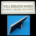 thumbnail image 1 of Marilyn Monroe WELL BEHAVED WOMEN Quote Marble Wall Plaque/Stand Sign Home Decor, 1 of 1