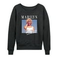 thumbnail image 1 of Marilyn Monroe - What's Important - Women's Lightweight French Terry Long Sleeve Shirt, 1 of 5