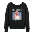 thumbnail image 1 of Marilyn Monroe - What's Important - Women's Lightweight French Terry Long Sleeve Shirt, 1 of 5