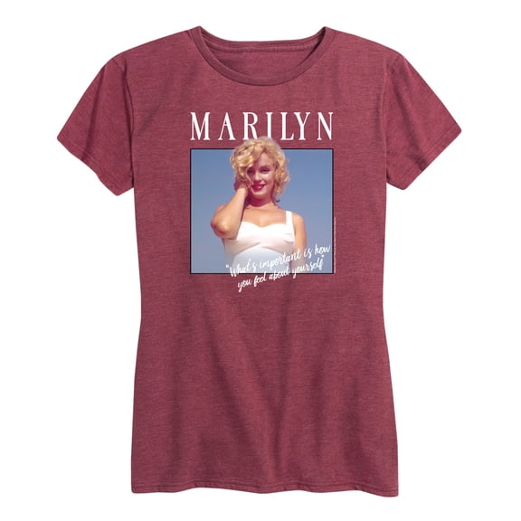 Marilyn Monroe - What's Important - Women's Short Sleeve Graphic T-Shirt
