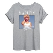 T-shirt MAGLIETTA MARILYN MONROE DISEGNO MODA FASHION IDEA REGALO ICONA DIVA