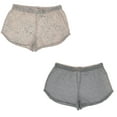 thumbnail image 1 of Marilyn Monroe Women's Lace Trim Shorts 2 Pack - Pink Cheetah & Grey Stripes - Medium, 1 of 8