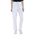 thumbnail image 1 of Marilyn Monroe Womens Stretch Eight-Pocket Straight Leg Scrub Cargo Pants, 1 of 5