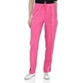 thumbnail image 1 of Marilyn Monroe Womens Stretch Eight-Pocket Straight Leg Scrub Cargo Pants, 1 of 5