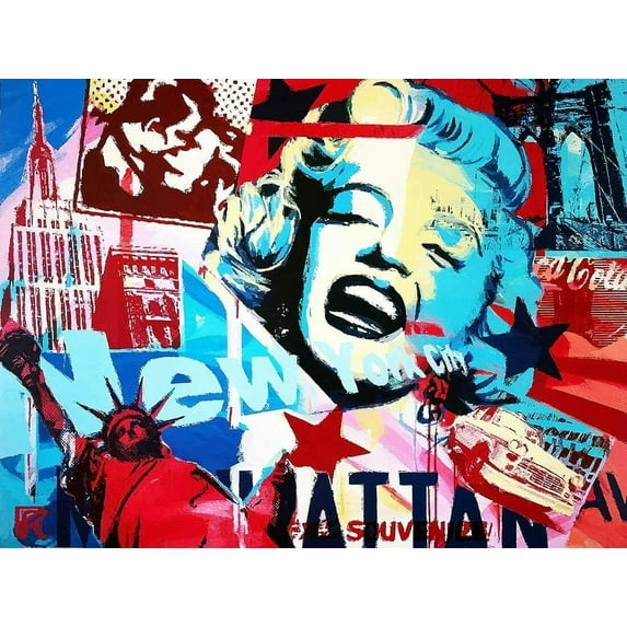 Marilyn-Monroe-souvenirs - CANVAS OR WALL ART PRINT