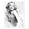 thumbnail image 1 of Marilyn''S Pose Red Lips Poster Print by Ellie Rahim (8 x 10), 1 of 2