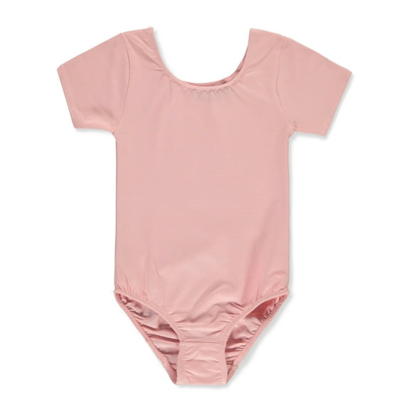 Marilyn Taylor Girls' 3/4 Dance Bodysuit Color: pink Size: l