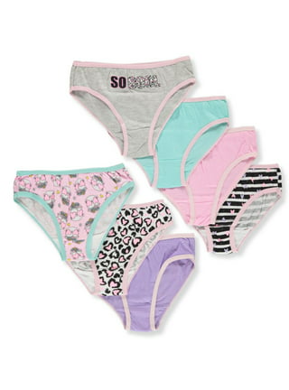 Gildan Girls Underwear, 18 Pack Bikini Cotton Panties, Size 12