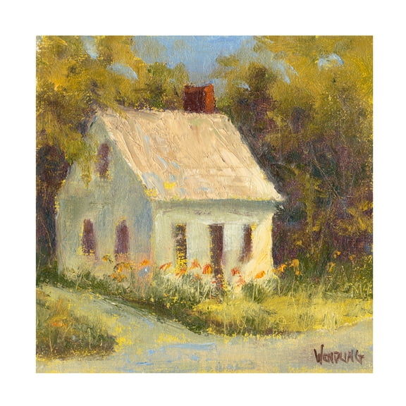 Marilyn Wendling 'Sweet Cottage I' Canvas Art