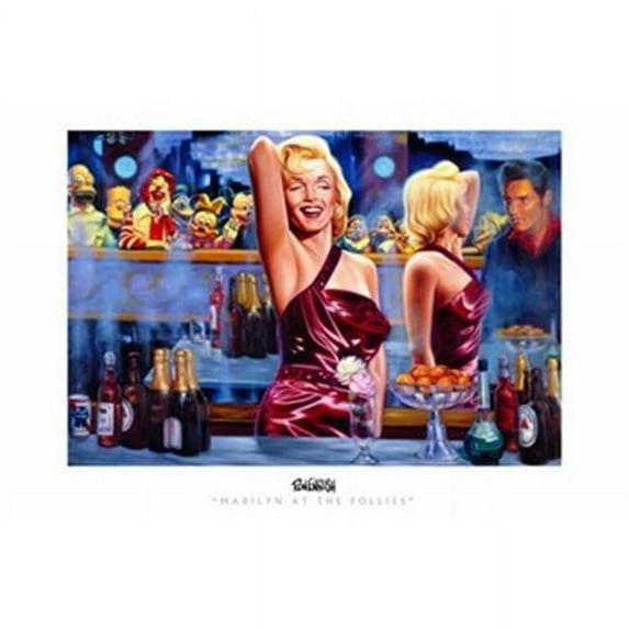 Marilyn at the Follies Movie Poster - 17 x 11 in.