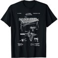 thumbnail image 1 of Marimba Blueprint Vintage Patent Instrument Marimba Player T-Shirt, 1 of 4