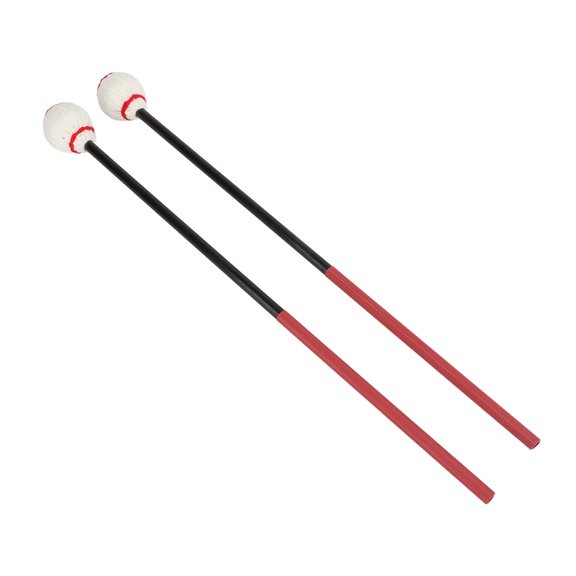 Marimba Mallet Xylophone Stick Hammer Wooden Handle Set Kit Instrument Accessory