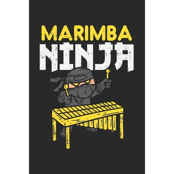 Marimba Ninja : 120 Pages I 6x9 I Graph Paper 4x4 (Paperback)