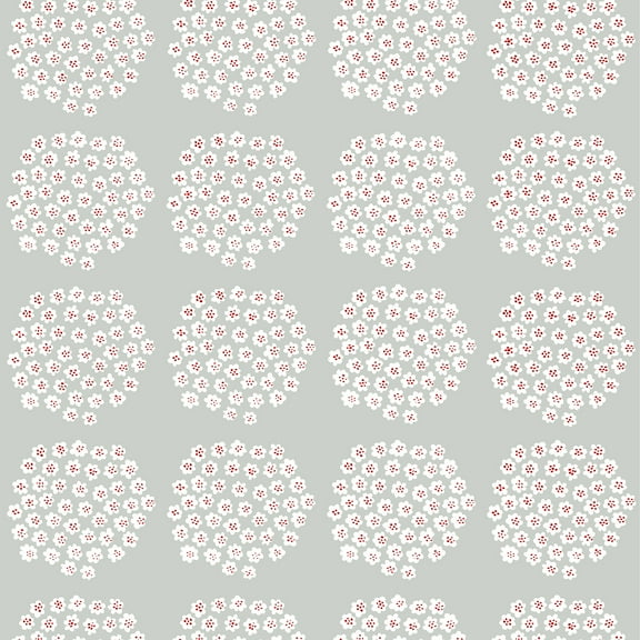 Marimekko Grey Puketti Peel & Stick Wallpaper