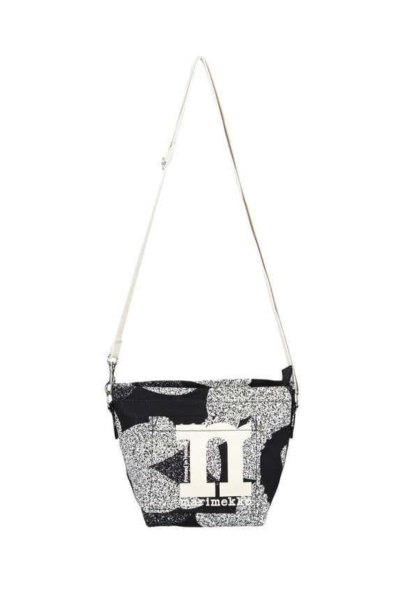 Marimekko Mono Mini Crossbody Unikko Satchel, Black