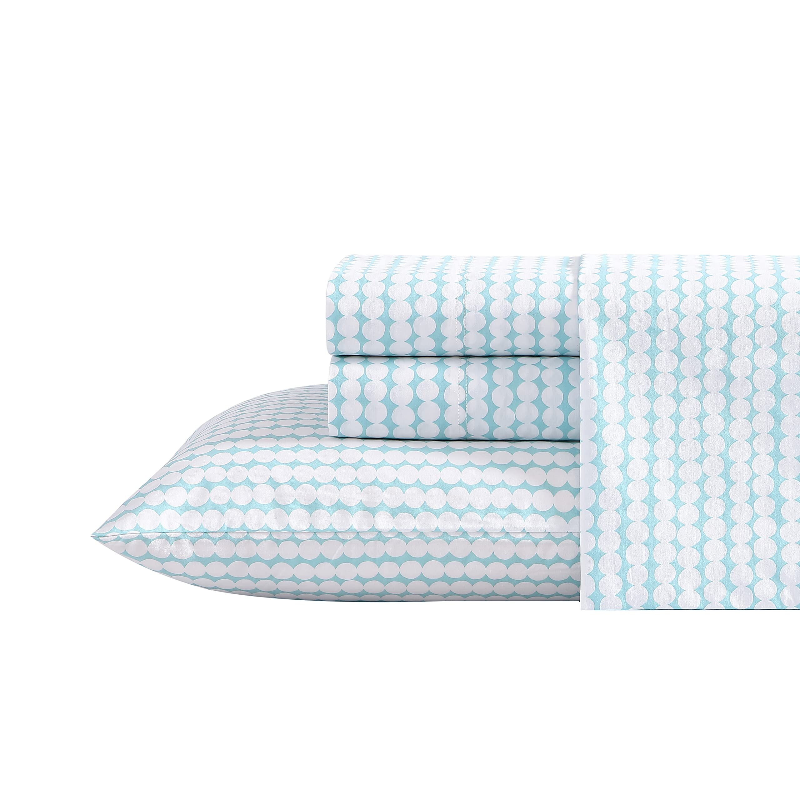 Marimekko Twin Sheets, Cotton Percale Bedding Set, Crisp & Cool Home