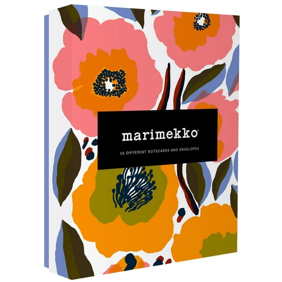 Marimekko x Chronicle Books: Marimekko Kukka Notecards : (Greeting Cards Featuring Scandinavian Design, Colorful Lifestyle Floral Stationery Collection) (Cards)