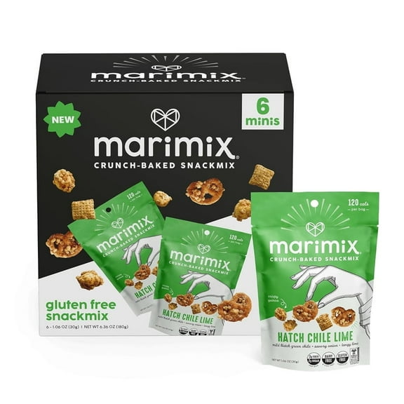 Marimix Mini Snack Mix - Mini Hatch Chile Lime, 6 Pack