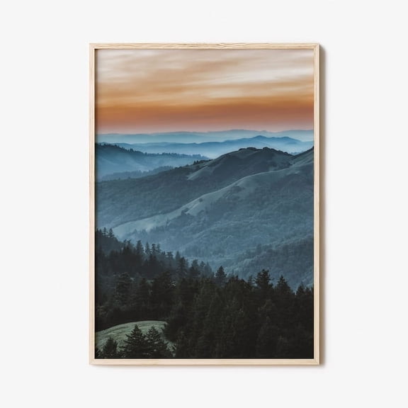 Marin County Colorful Poster Print, Marin County Photo Art, Travel Street Map Poster