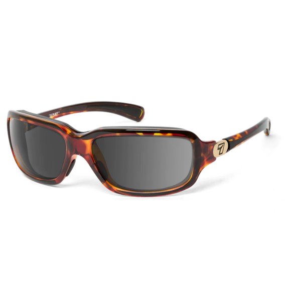 Marin Full Wrap Sunglasses for Outdoors, 100% UVA + UVB Protection, Black Tortoise Frame/SharpView Grey Lenses