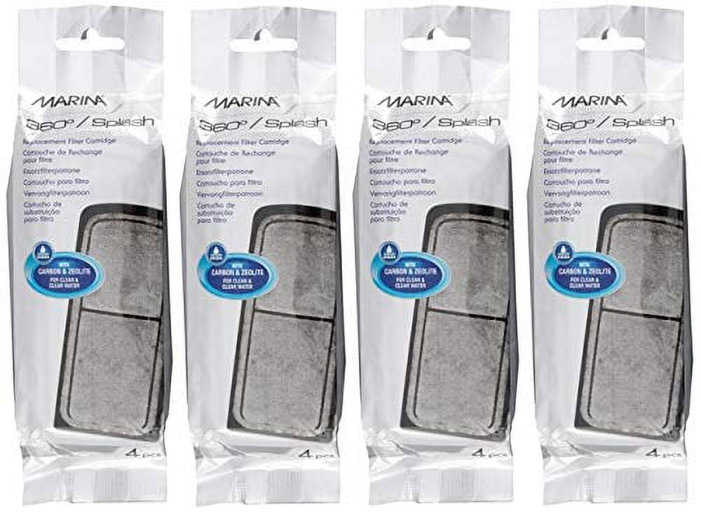 Marina 4 Pack of 360 Splash Replacement Filter Cartridge, 4 Cartridges