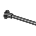 thumbnail image 1 of Marina 72"L. Shower Rod Set, Matte Black, 1 of 2