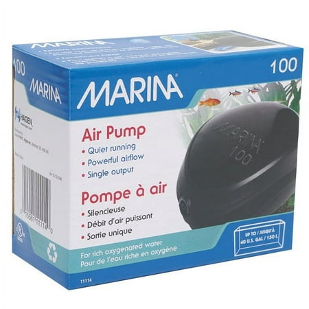 Marina Air Pump - Model 100 Air Pump - (aquariums Up To 40 Gallons)