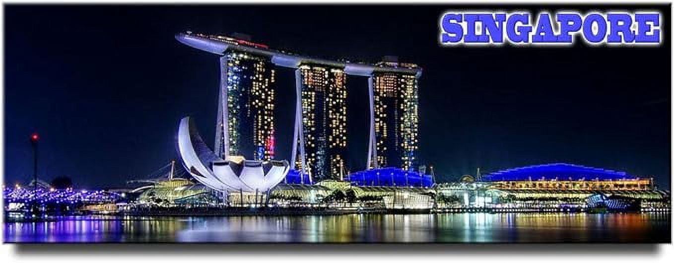 Miami Skyline Fridge Magnet - Florida Travel Memory For Your Refrigerator