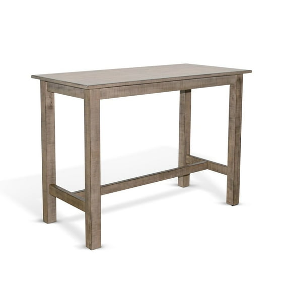 Marina Beach Pebble Counter Wood Table